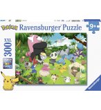 PUZZLE XXL POKEMON A DANS LA PRAIRIE : PIKACHU BAGON ET PANCHAM 300 PIECES - RAVENSBURGER - 13245