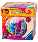 PUZZLEBALL 3D TROLLS POPPY SMIDGE BIGGIE ET LEURS AMIS - 54 PIECES - PUZZLE RAVENSBURGER - 119196