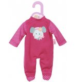 PYJAMA ROSE AVEC DES PETITES ETOILES ET UN ELEPHANT DOLLY MOSA - HABIT POUPEE 30-36 CM - ZAPF CREATION (ZA34******ancienne annonce nouvelle taille*****)