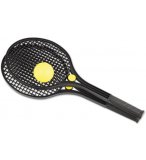 RAQUETTES DE TENNIS PLASTIQUE NOIR + BALLE EN MOUSSE - ANDRONI - JEU PLEIN AIR