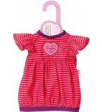 ROBE A RAYURES ROSE ET ROUGE DOLLY MOSA - HABIT POUPEE 38-46 CM - ZAPF CREATION - ZA10