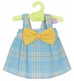 ROBE BLEUE A CARREAUX - HABIT POUPEE ET POUPON DE 42 CM - VETEMENT NENUCO 7012824F