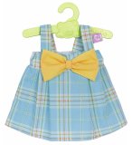 ROBE BLEUE A CARREAUX - HABIT POUPEE ET POUPON DE 42 CM - VETEMENT NENUCO 7012824F