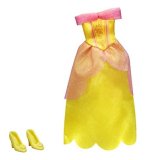 ROBE DE BAL JAUNE DE BELLE - BELLE ET LA BETE - HABIT DISNEY - ACCESSOIRE POUPEE - VETEMENT POUPEE MANNEQUIN