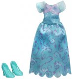 ROBE DE BAL VERTE - ARIEL LA PETITE SIRENE - HABIT DISNEY - ACCESSOIRE POUPEE - VETEMENT POUPEE MANNEQUIN