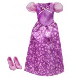 ROBE DE BAL VIOLETTE - RAIPONCE - HABIT POUPEE - ACCESSOIRE - VETEMENT POUPEE MANNEQUIN