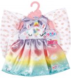 ROBE LICORNE MULTICOLORE - BABY BORN - HABIT POUPEE 43 CM - ZAPF (ZA70)