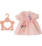 ROBE ROSE MOUTON ET LIBELLULE - BABY ANNABELL - HABIT POUPEE 43 CM - ZAPF (ZA75)