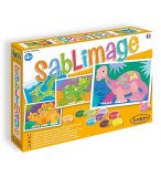 SABLIMAGE DINOSAURES - SABLE COLORE - SENTOSPHERE - 895 - LOISIR CREATIF