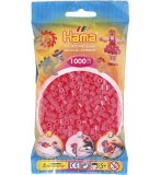 SACHET DE 1000 PERLES A REPASSER HAMA MIDI CERISE FLUORESCENT - LOISIRS CREATIFS - 207-33