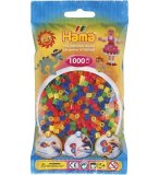 SACHET DE 1000 PERLES A REPASSER HAMA MIDI COULEURS ASSORTIES NEON - LOISIRS CREATIFS - 207-51