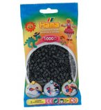 SACHET DE 1000 PERLES A REPASSER HAMA MIDI GRIS FONCE - LOISIRS CREATIFS - 207-71