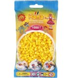 SACHET DE 1000 PERLES A REPASSER HAMA MIDI JAUNE - LOISIRS CREATIFS - 207-03