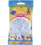 SACHET DE 1000 PERLES A REPASSER HAMA MIDI PHOSPHORESCENT BLEU - LOISIRS CREATIFS - 207-57