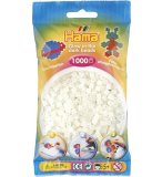 SACHET DE 1000 PERLES A REPASSER HAMA MIDI PHOSPHORESCENT VERT - LOISIRS CREATIFS - 207-55