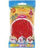 SACHET DE 1000 PERLES A REPASSER HAMA MIDI ROUGE - LOISIRS CREATIFS - 207-05