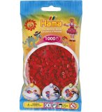 SACHET DE 1000 PERLES A REPASSER HAMA MIDI ROUGE NOEL - LOISIRS CREATIFS - 207-22