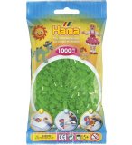 SACHET DE 1000 PERLES A REPASSER HAMA MIDI VERT NEON - LOISIRS CREATIFS - 207-37