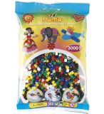 SACHET DE 3000 PERLES A REPASSER HAMA MIDI COULEURS ASSORTIES - LOISIRS CREATIFS - 201-66