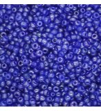 SACHET DE 500G DE PERLES DE ROCAILLES BLEUE TRANSPARENT - 025