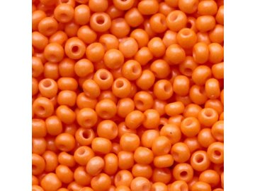Sachet de 500g de Perles de Rocailles Orange - Loisir Cr�atif Bracelet Collier