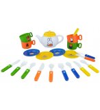 SERVICE A LAPIN MIFFY 21 PIECES PLASTIQUE - DINETTE VAISSELLE - JEU D'IMITATION ENFANT