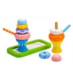 SET COUPES DE GLACE EN BOIS 15 PIECES - CREMES GLACEES, DESSERTS - JEU D'IMITATION