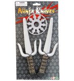 SET D'ARMES NINJA EN PLASTIQUE - ACCESSOIRE DEGUISEMENT