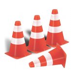 SET DE 4 CONES DE SIGNALISATION - SPORT - JOUET PLEIN AIR