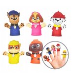 SET DE 5 MARIONNETTES A DOIGTS PAT PATROUILLE - MINI FIGURINES - THEATRE, SPECTACLE