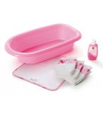 SET DE BAIN POUR POUPEE - BAIGNOIRE ET ACCESSOIRES - TRUDI - 64228