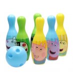 SET DE BOWLING PEPPA PIG : 6 QUILLES + 1 BOULE - JEU PLEIN AIR, INTERIEUR