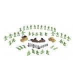 SET MILITAIRE SOLDIER FORCE 50 PIECES - SOLDATS + VEHICULES + ACCESSOIRES - FIGURINES