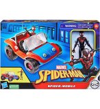 SPIDERMAN : VOITURE SPIDER-MOBILE + MILES MORALES - FIGURINE ARTICULEE - VEHICULE - SPIDER-MAN - HASBRO - F56220