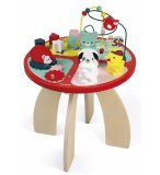 TABLE D'ACTIVITES BABY FOREST EN BOIS - JANOD - J08018 - JEUX EVEIL BEBE