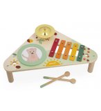 TABLE D'EVEIL MUSICAL SUNSHINE EN BOIS - JANOD - J07616 - INSTRUMENTS MUSIQUE BEBE