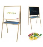 TABLEAU CREATIF EN BOIS DOUBLE FACE ET ACESSOIRES - JEUJURA - 8738 - JEU EDUCATIF