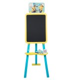 TABLEAU EN PLASTIQUE DOUBLE FACE MINIONS - CHEVALET SUR PIEDS