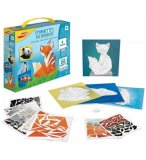 TABLEAUX GOMMETTES AU NUMERO ANIMAUX - JOUSTRA - 41720 - KIT CREATIF MOSAIQUE