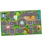 TAPIS CIRCUIT VOITURES LUMINEUX 72 x 120 CM + 3 VEHICULES - BUKI - CHAMBRE ENFANT