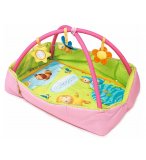 TAPIS D'ACTIVITES ET AIRE D'EVEIL 2 EN 1 COTOONS ROSE - SMOBY - 110216 - JOUETS BEBE