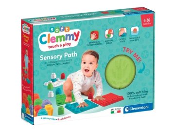 Tapis sensoriels Clemmy + cubes souples - Baby Clementoni - 17352 - Eveil b�b�