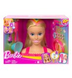 TETE A COIFFER BARBIE BLONDE MECHES ARC EN CIEL 22 PIECES - COLOR REVEAL - MATTEL
