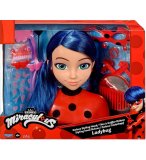 TETE A COIFFER DELUXE MIRACULOUS : LADYBUG MARINETTE - 30 PIECES - GIOCHI PREZIOSI - POUPEE