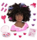 TETE A COIFFER ET A MAQUILLER CHARLENE 27 CM COUPE AFRO - BAYER DESIGN - POUPEE ET ACCESSOIRES