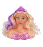 TETE A COIFFER PRINCESSE SIRENE 18 CM BLONDE - STYLING HEAD - POUPEE, COIFFURE