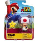 TOAD AVEC SUPER ETOILE : FIGURINE SUPER MARIO 8 CM - FIGURINE NINTENDO ARTICULE - JAKKS