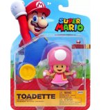 TOADETTE ROSE AVEC PIECE : FIGURINE SUPER MARIO 8 CM - FIGURINE NINTENDO ARTICULE - JAKKS