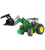 TRACTEUR JOHN DEERE 7930 AVEC FOURCHE - BRUDER - 03051 - VEHICULE AGRICOLE