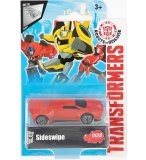 TRANSFORMERS : VOITURE SIDESWIPE - VEHICULE MINIATURE METAL ROUGE - VOITURE - HASBRO